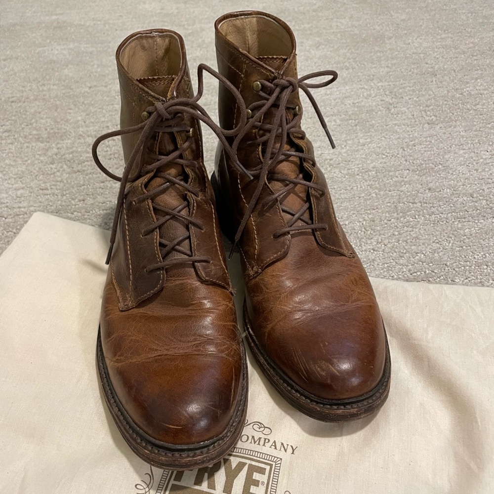 Men’s Frye leather boots